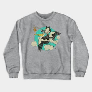 Felix The Cat Free Ride Crewneck Sweatshirt